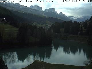 Immagine Live Lago di Soraga webcam